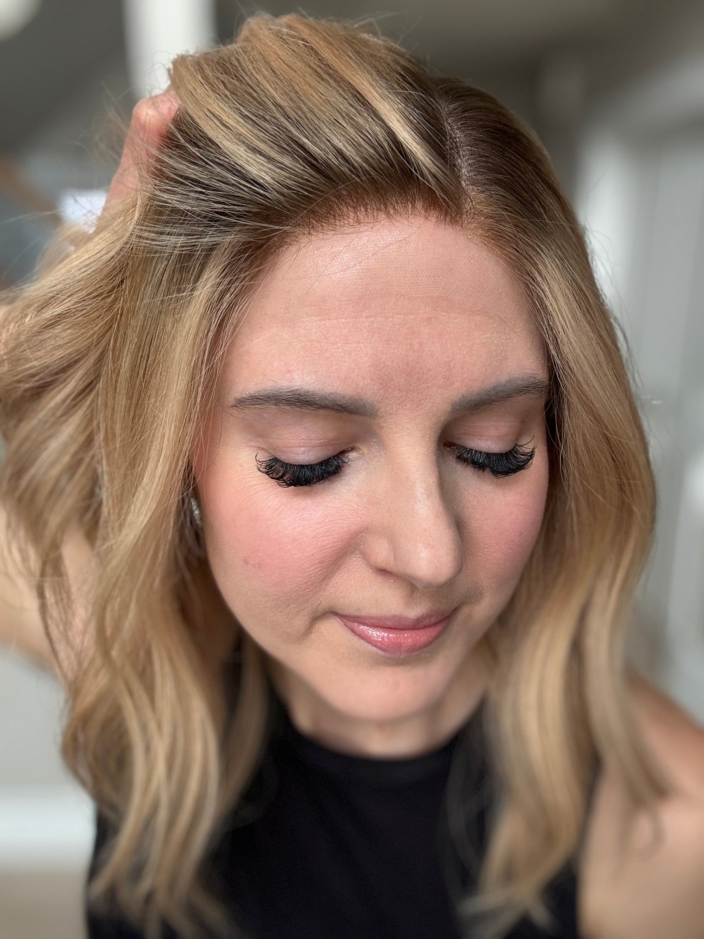 16-18" Julia Comfort Cap Lace Top Wig (S/M)(FINAL SALE)