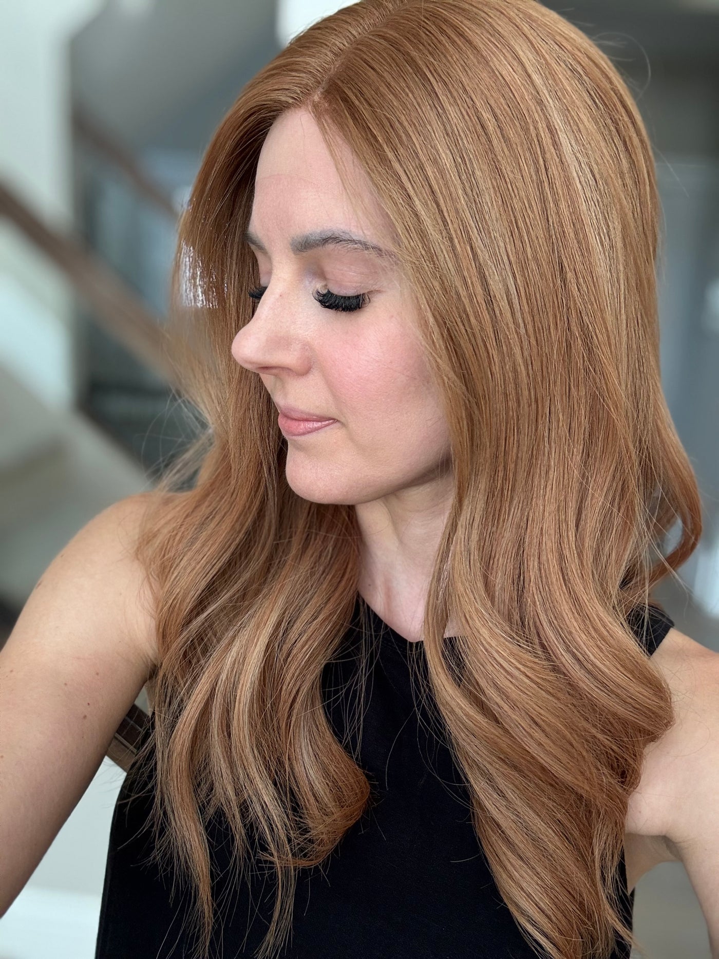 22" Veronica Comfort Cap Lace Top Wig (M)