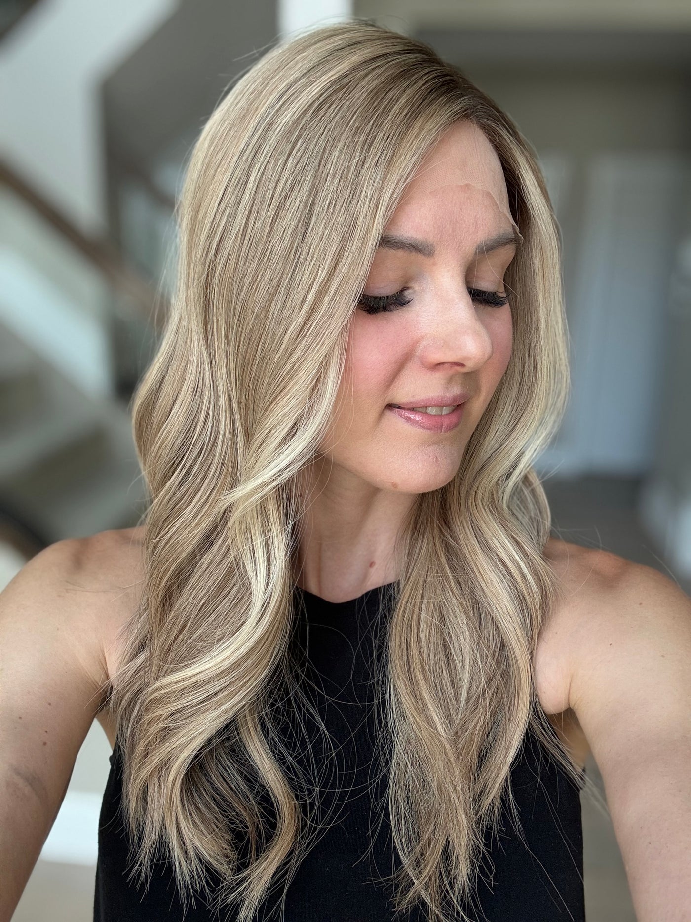 22" Olivia Comfort Cap Lace Top Wig (M)