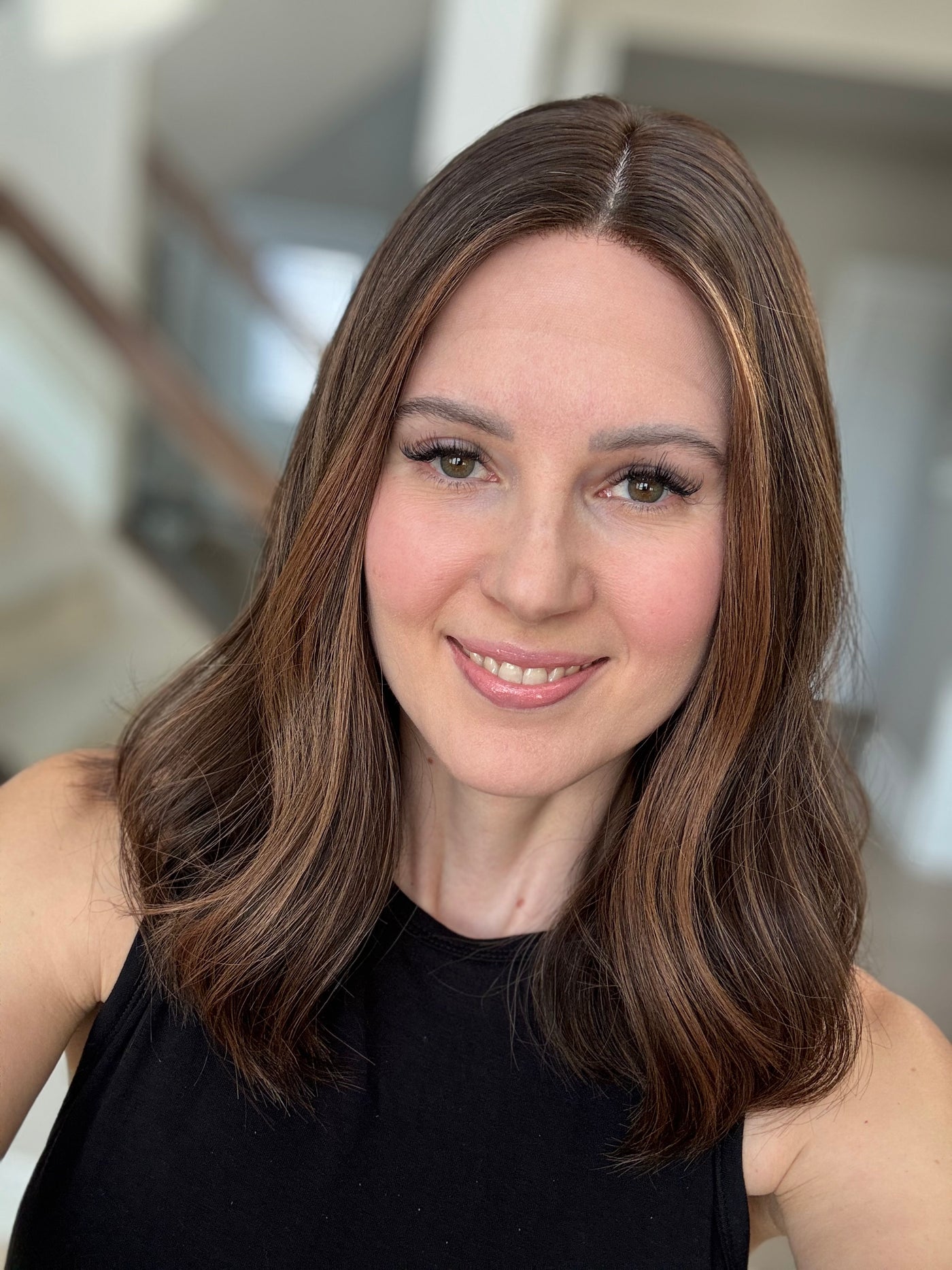 18" Tatiana LOB Comfort Cap Silk Top Wig (S)