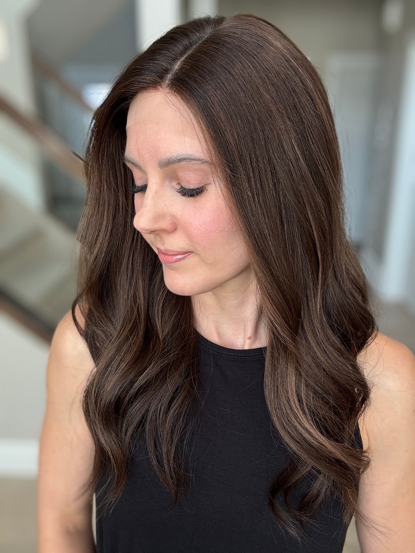 22" Mandy Comfort Cap Lace Top Wig (S)