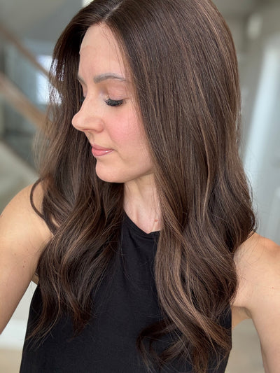 22" Mandy Comfort Cap Lace Top Wig (S)