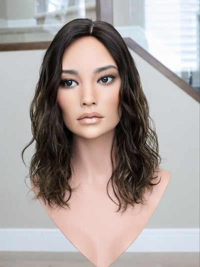 Fine Texture Natural Collection #154 9x9 18" Silk Top Topper (FINAL SALE) - Madison Hair Collection