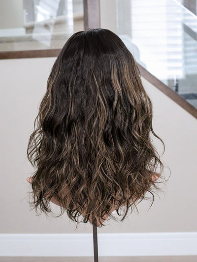 Fine Texture Natural Collection #154 9x9 18" Silk Top Topper (FINAL SALE) - Madison Hair Collection