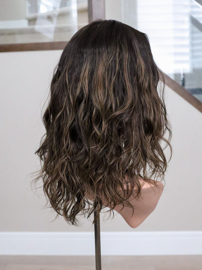 Fine Texture Natural Collection #154 9x9 18" Silk Top Topper (FINAL SALE) - Madison Hair Collection