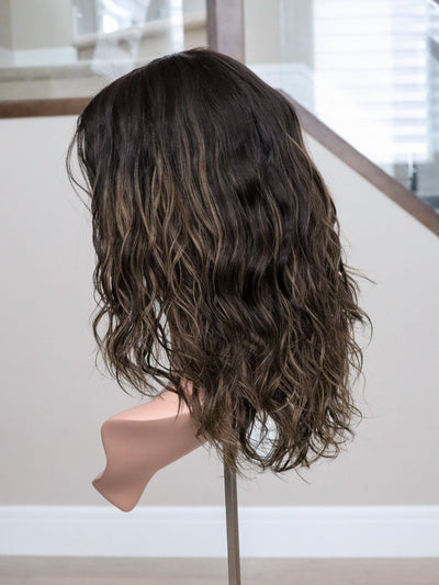 Fine Texture Natural Collection #154 9x9 18" Silk Top Topper (FINAL SALE) - Madison Hair Collection