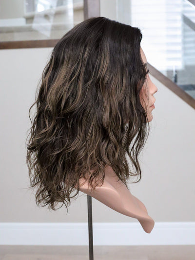 Fine Texture Natural Collection #154 9x9 18" Silk Top Topper (FINAL SALE) - Madison Hair Collection