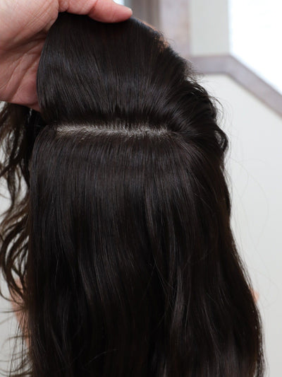 Fine Texture Natural Collection #189 9x9 16" Silk Top Topper (FINAL SALE) - Madison Hair Collection