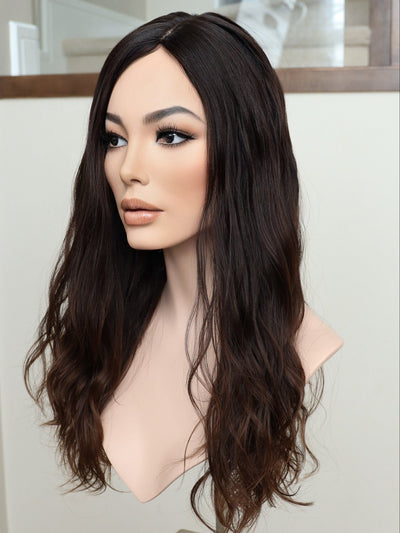 Fine Texture Natural Collection #206 9x9 23" Silk Top Topper (FINAL SALE) - Madison Hair Collection