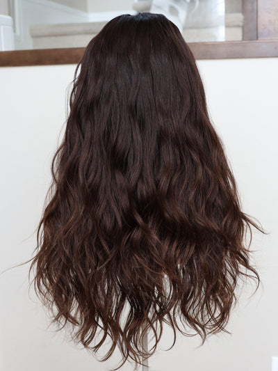 Fine Texture Natural Collection #215 23" 9x9 Silk Top Topper (FINAL SALE) - Madison Hair Collection