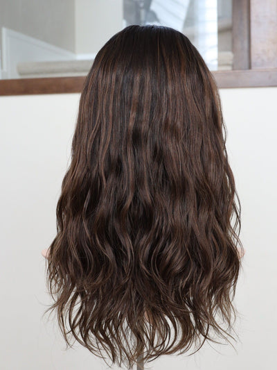 Fine Texture Natural Collection #218 19" 9x9 Silk Top Topper (FINAL SALE) - Madison Hair Collection