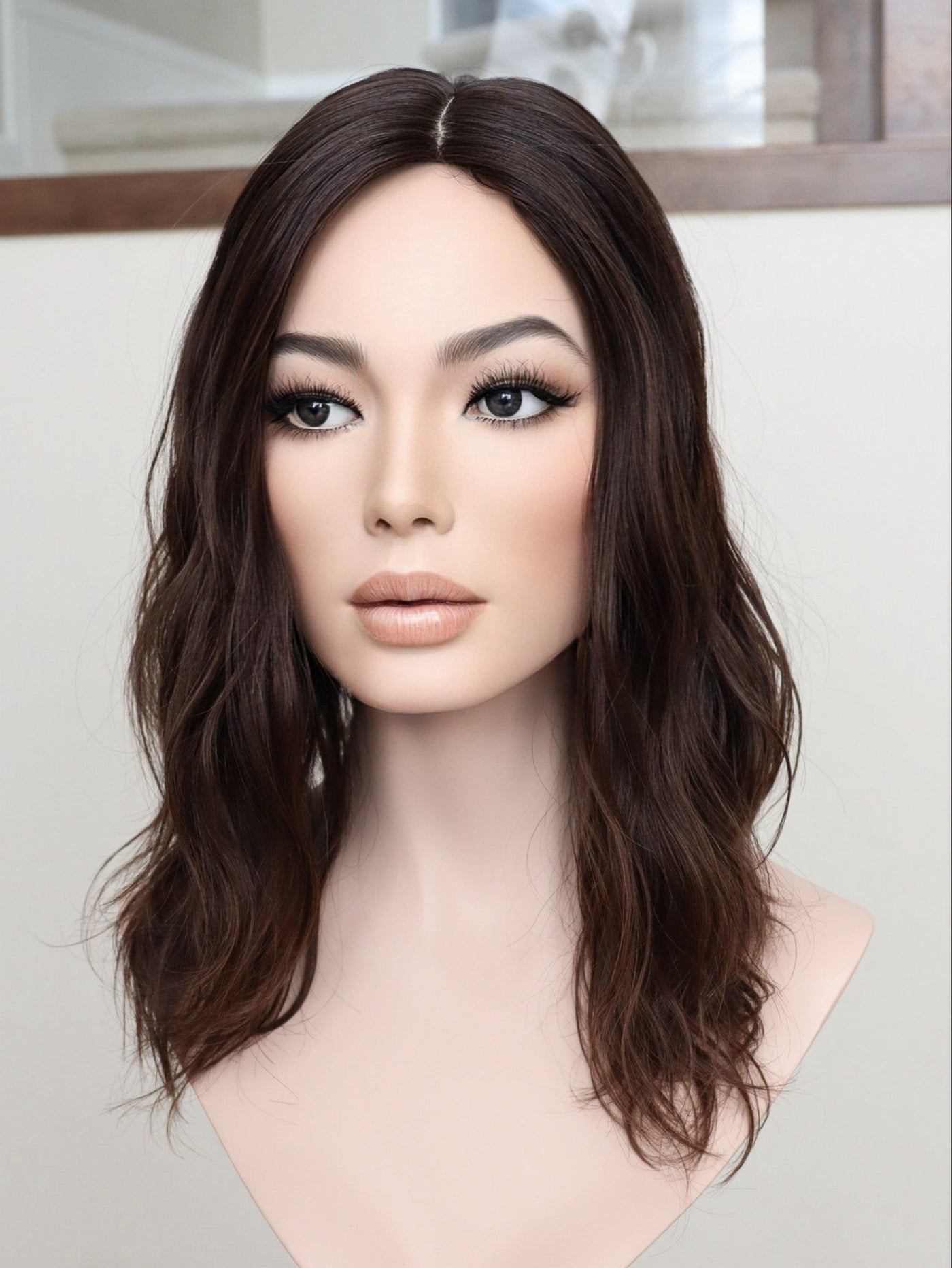 Fine Texture Natural Collection #220 17" 9x9 Silk Top Topper (FINAL SALE) - Madison Hair Collection