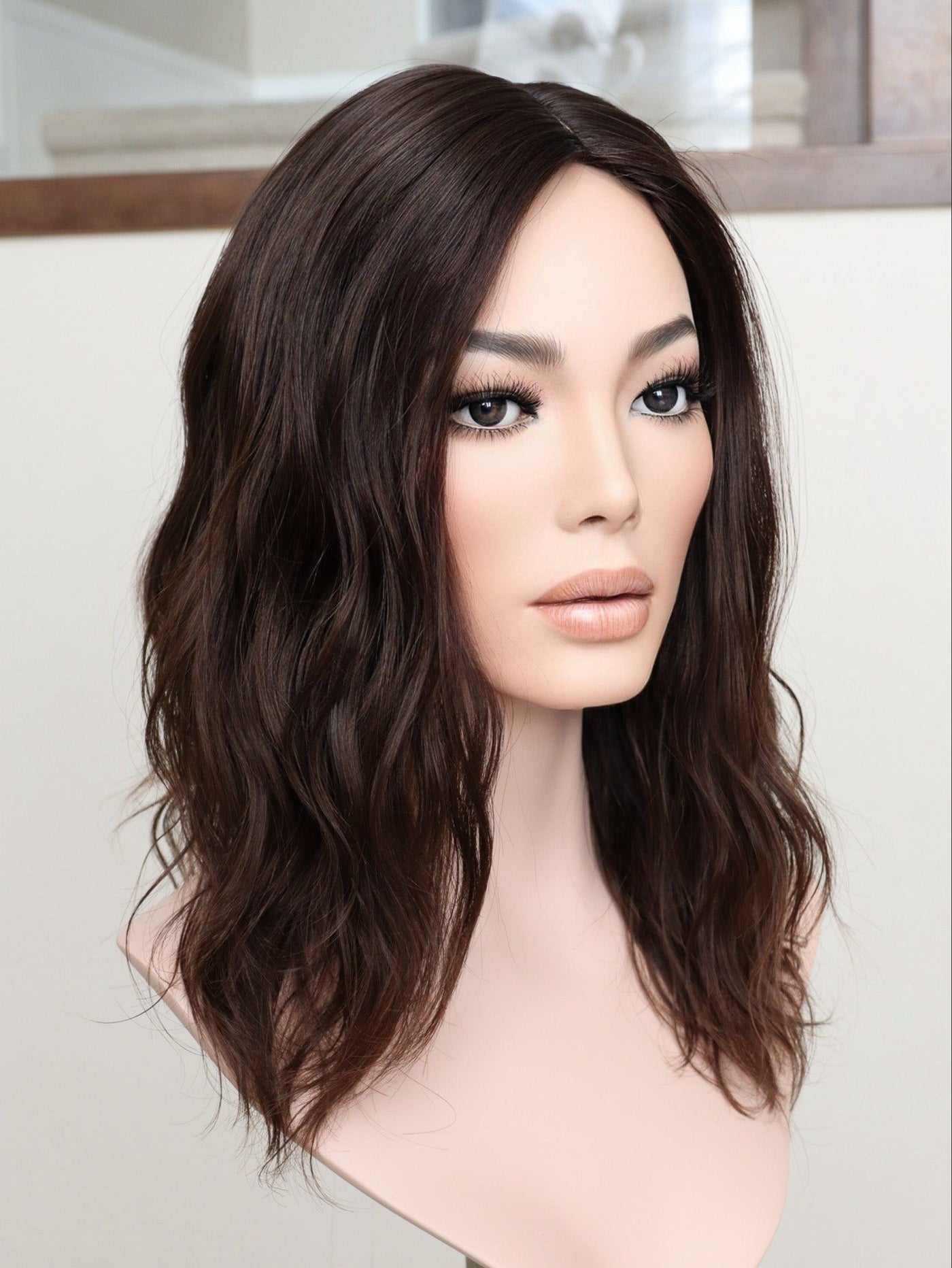 Fine Texture Natural Collection #220 17" 9x9 Silk Top Topper (FINAL SALE) - Madison Hair Collection