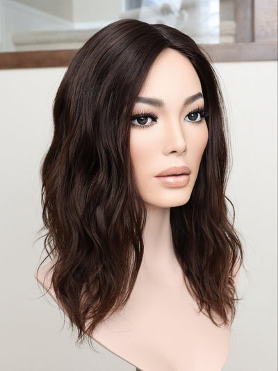 Fine Texture Natural Collection #220 17" 9x9 Silk Top Topper (FINAL SALE) - Madison Hair Collection