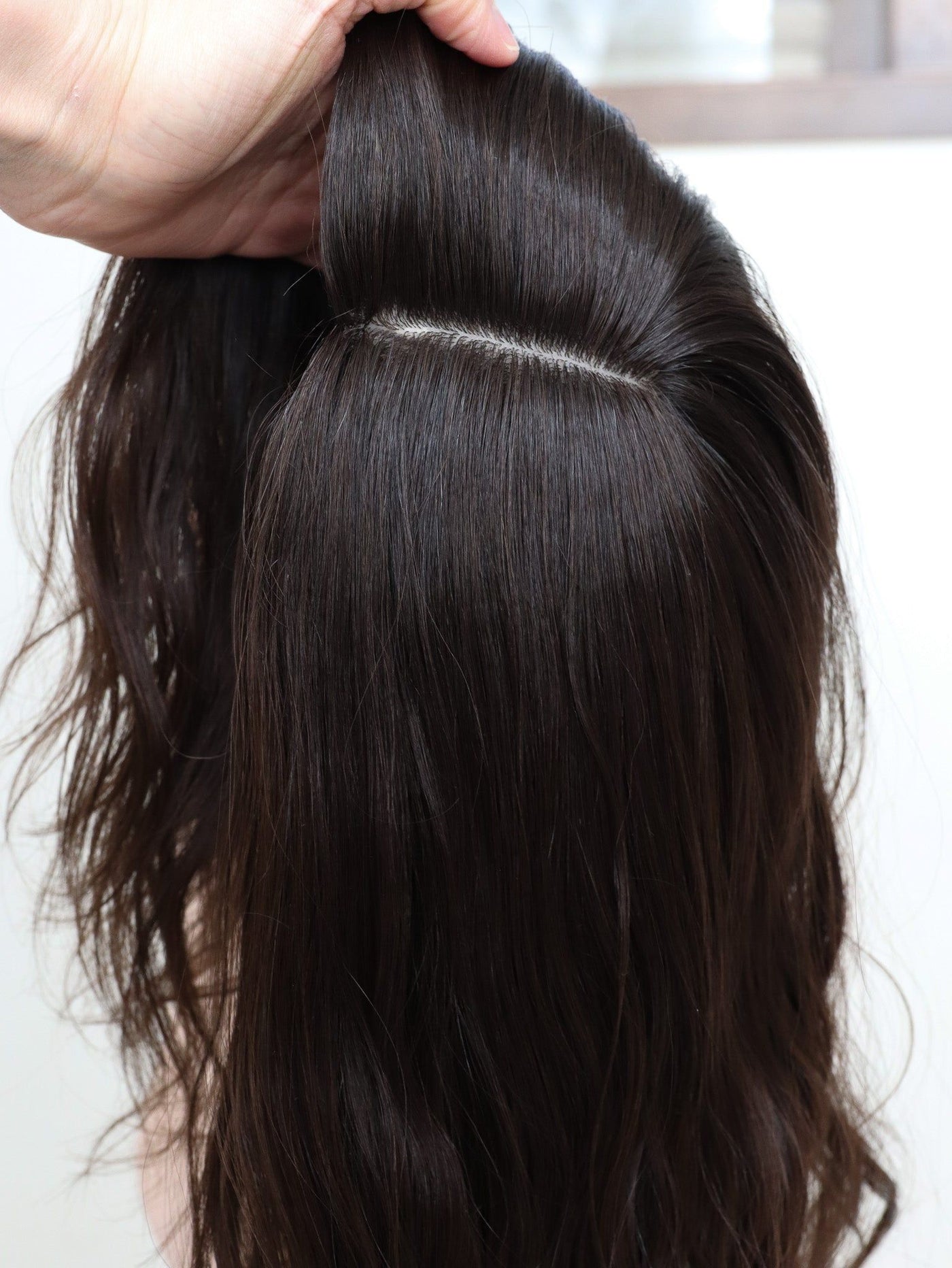 Fine Texture Natural Collection #220 17" 9x9 Silk Top Topper (FINAL SALE) - Madison Hair Collection