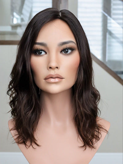 Fine Texture Natural Collection #265 17" 9x9 Silk Top Topper - Madison Hair Collection