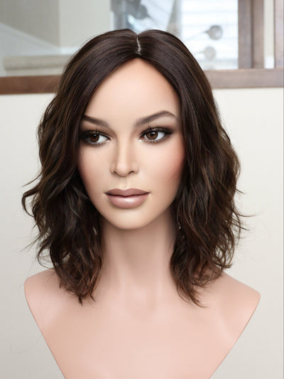 Fine Texture Natural Collection #276 14" 9x9 Silk Top Topper - Madison Hair Collection