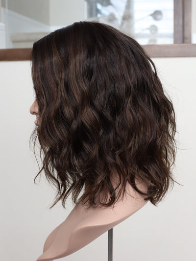 Fine Texture Natural Collection #276 14" 9x9 Silk Top Topper - Madison Hair Collection