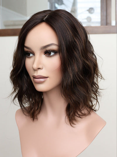 Fine Texture Natural Collection #276 14" 9x9 Silk Top Topper - Madison Hair Collection