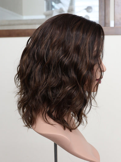 Fine Texture Natural Collection #276 14" 9x9 Silk Top Topper - Madison Hair Collection