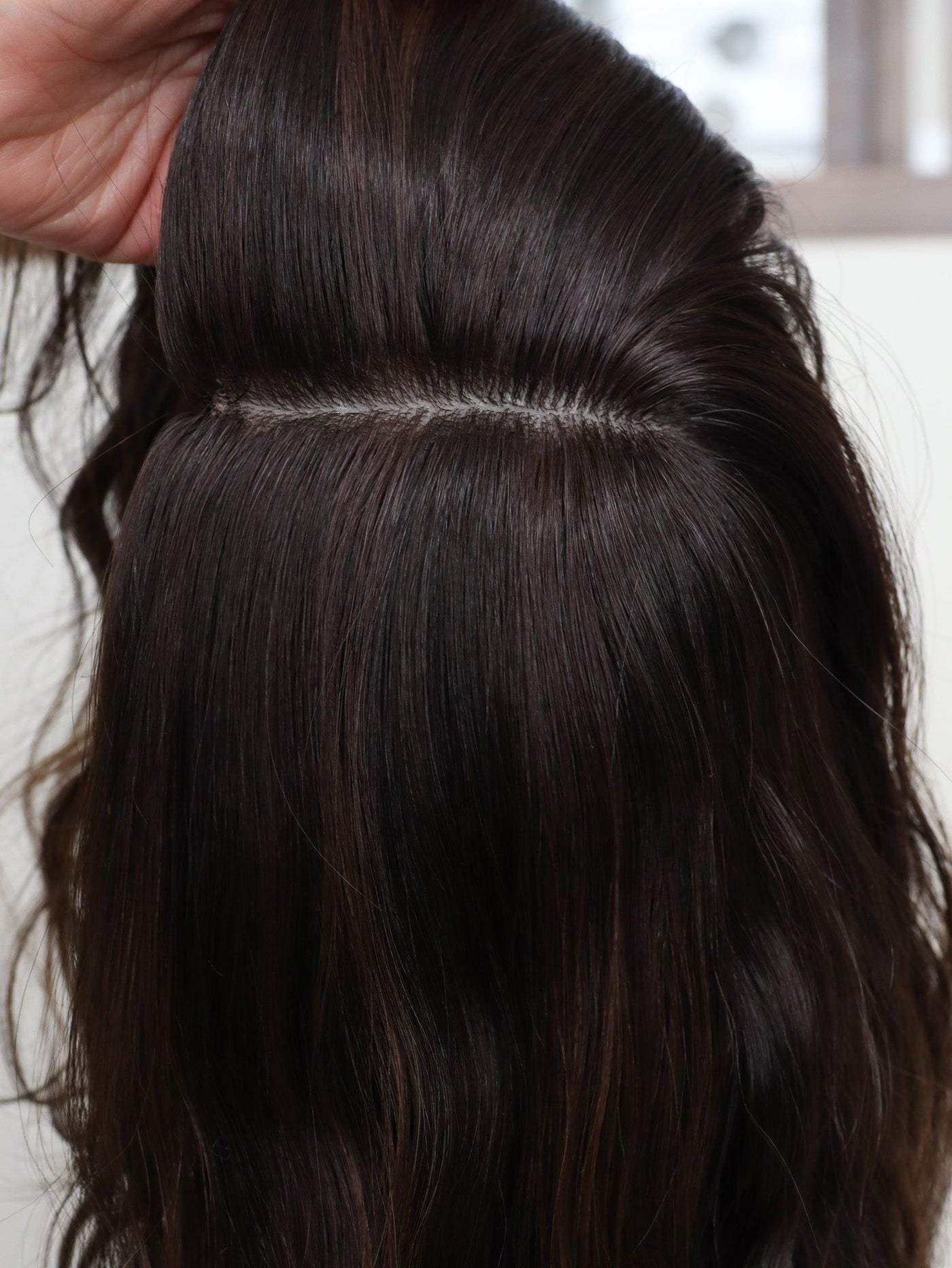 Fine Texture Natural Collection #276 14" 9x9 Silk Top Topper - Madison Hair Collection