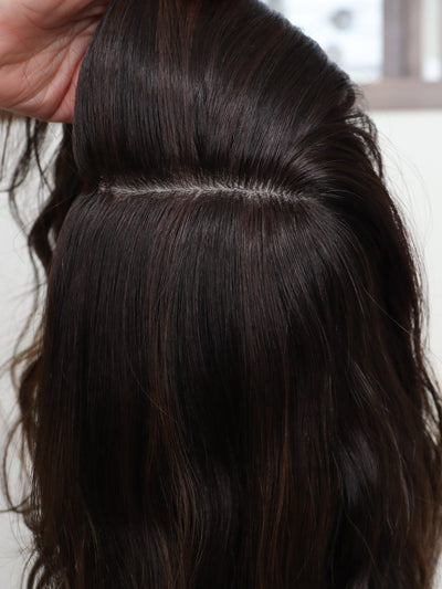 Fine Texture Natural Collection #276 14" 9x9 Silk Top Topper - Madison Hair Collection