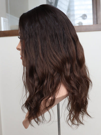 Fine Texture Natural Collection #322 20" 9x9 Silk Top Topper - Madison Hair Collection