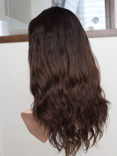 Fine Texture Natural Collection #322 20" 9x9 Silk Top Topper - Madison Hair Collection