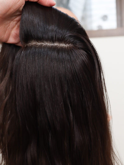 Fine Texture Natural Collection #322 20" 9x9 Silk Top Topper - Madison Hair Collection