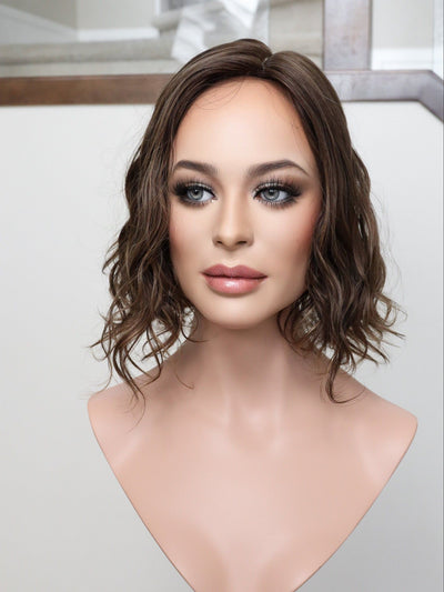 Fine Texture Natural Collection #39 9x9 11" Silk Top Topper (FINAL SALE) - Madison Hair Collection