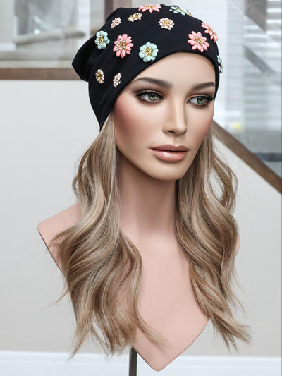 22" Olive Hat Wig (S)