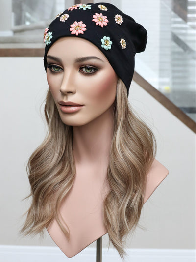 22" Olive Hat Wig (S)