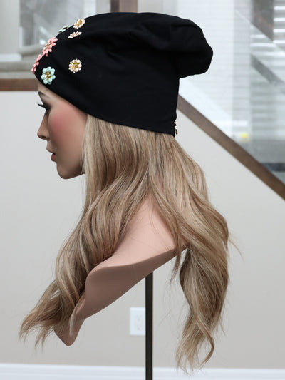 22" Olive Hat Wig (S)