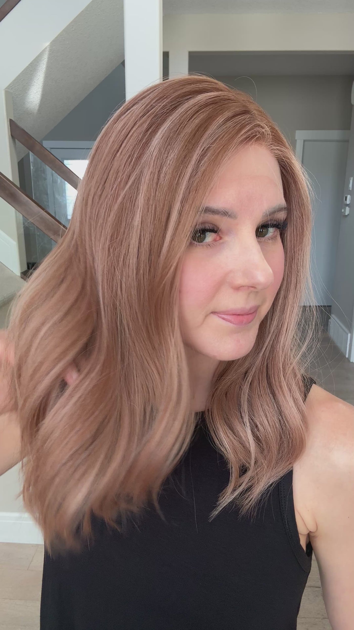 18" Vera LOB Comfort Cap Lace Top Wig (S)