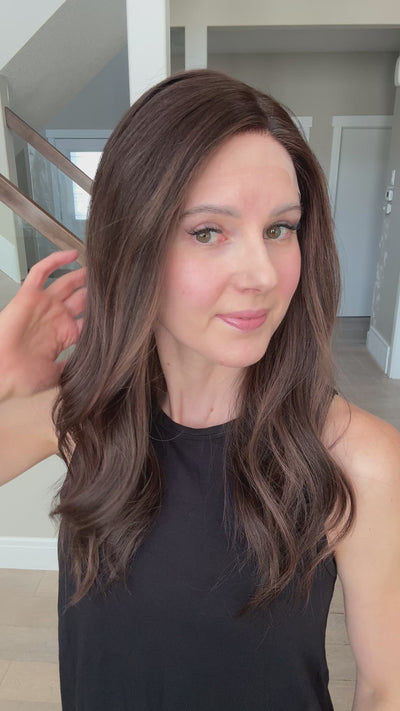 22" Mandy Comfort Cap Lace Top Wig (S)