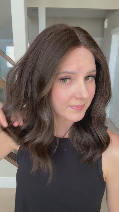 18" Mira LOB Comfort Cap Lace Top Wig (M)