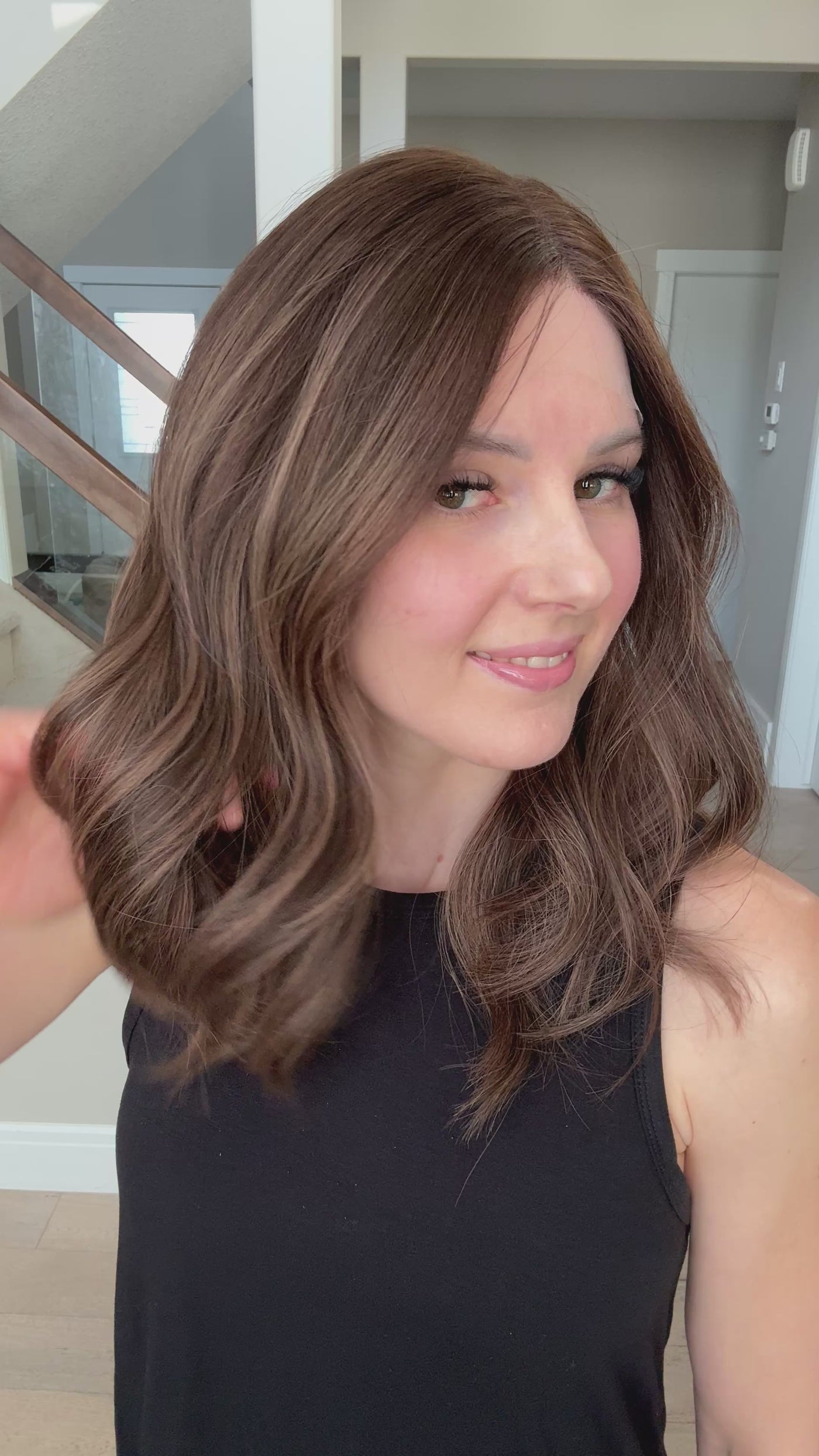 20" Mia Comfort Cap Lace Top Wig (XS) with added Bang Cut (FINAL SALE)