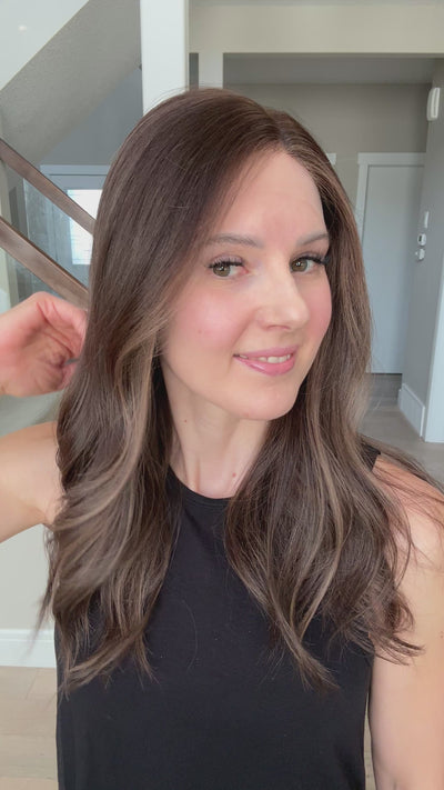 22" Ava Comfort Cap Lace Top Wig (XS)