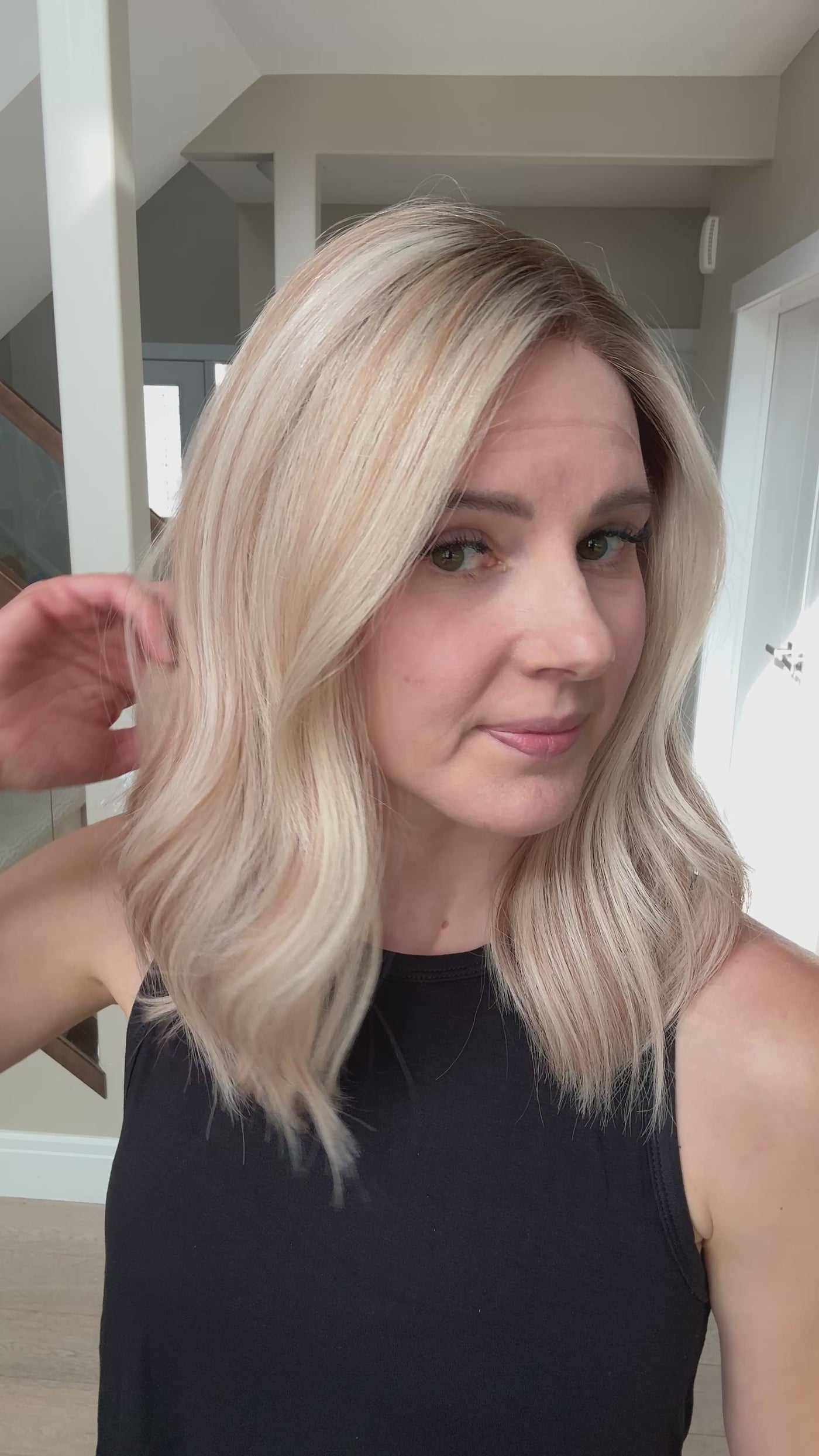 18" Katie LOB Comfort Cap Lace Top Wig (M)
