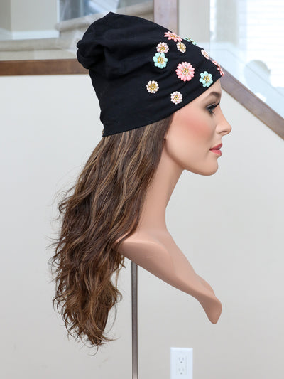 23" Gabriella Wavy Hat Wig (S)